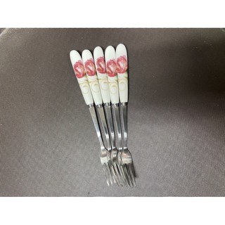 Set 10 rĩa sứ hoặc thìa sứ + lẵng giỏ sứ__