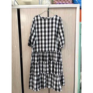 Đầm tiểu thư tay bồng freesize