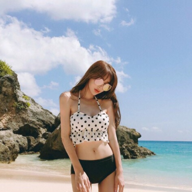 Bikini Chấm Bi POLKA DOT Siêu Đẹp (Có clip+ảnh thật)