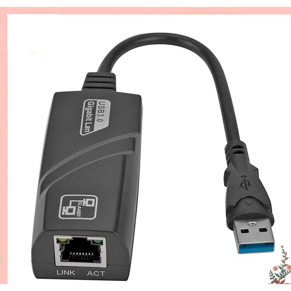 Cáp Chuyển Đổi Usb 3.0 Gigabit Ethernet Adapter Usb Sang Lan Network Card Cho Pc