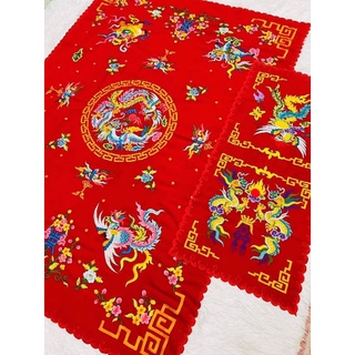 Bộ phủ diện tấu hương thêu chỉ ngũ sắc loại đẹp,Khăn phủ diện