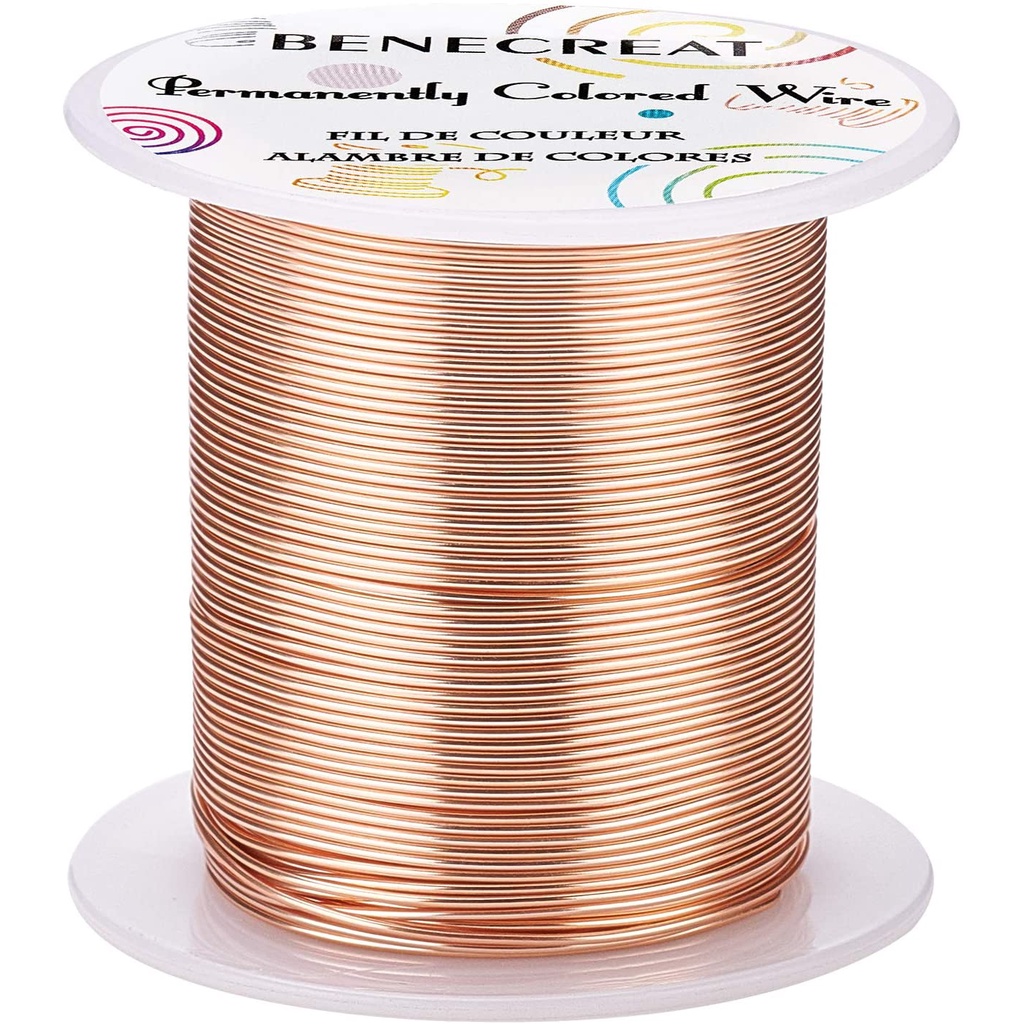 Cuộn Dây Đồng 0.6mm 0.8mm 1mm Làm Đồ Trang Sức Thủ Công