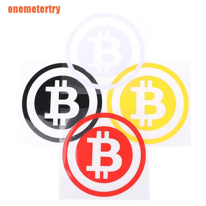 【TRY】Bitcoin Car Sticker Cryptocurrency Blockchain Sticker Vinyl Car Window De
