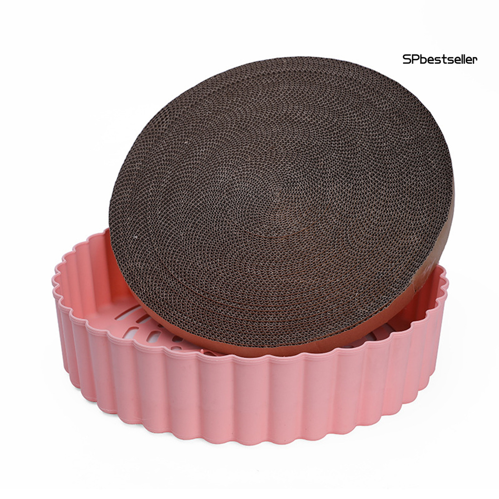 Thảm Tròn Tập Cào Móng Cho Mèo