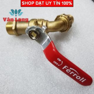 Vòi khoá nước gạt đồng Phi 27 Ferroli - Hàng chính hãng