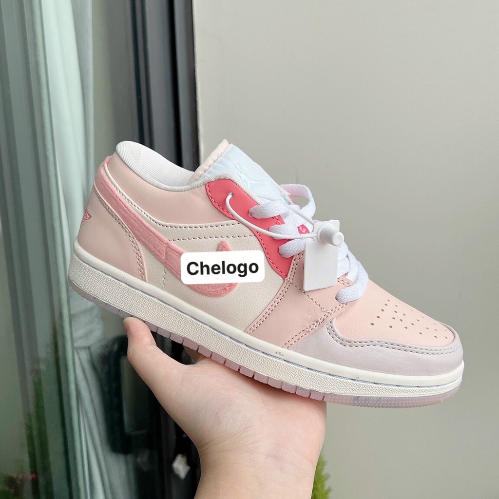 Giày jd mắt hồng siêu đẹp, giày sneaker mắt hồng full size nữ