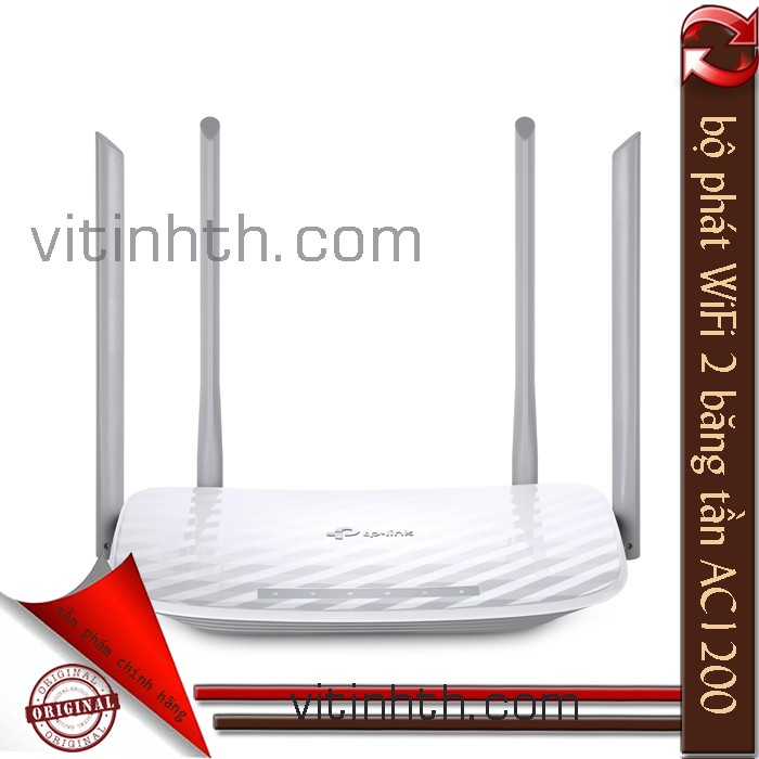Phát Wi-Fi băng tần kép Router TP-LINK AC1200 Archer C50 chính hãng / NET - THComputer Q11 TPL
