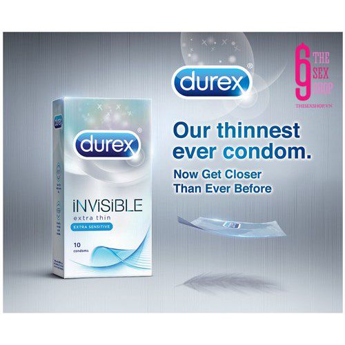 BCS Siêu Mỏng – Durex Invisible Extra Thin 10s