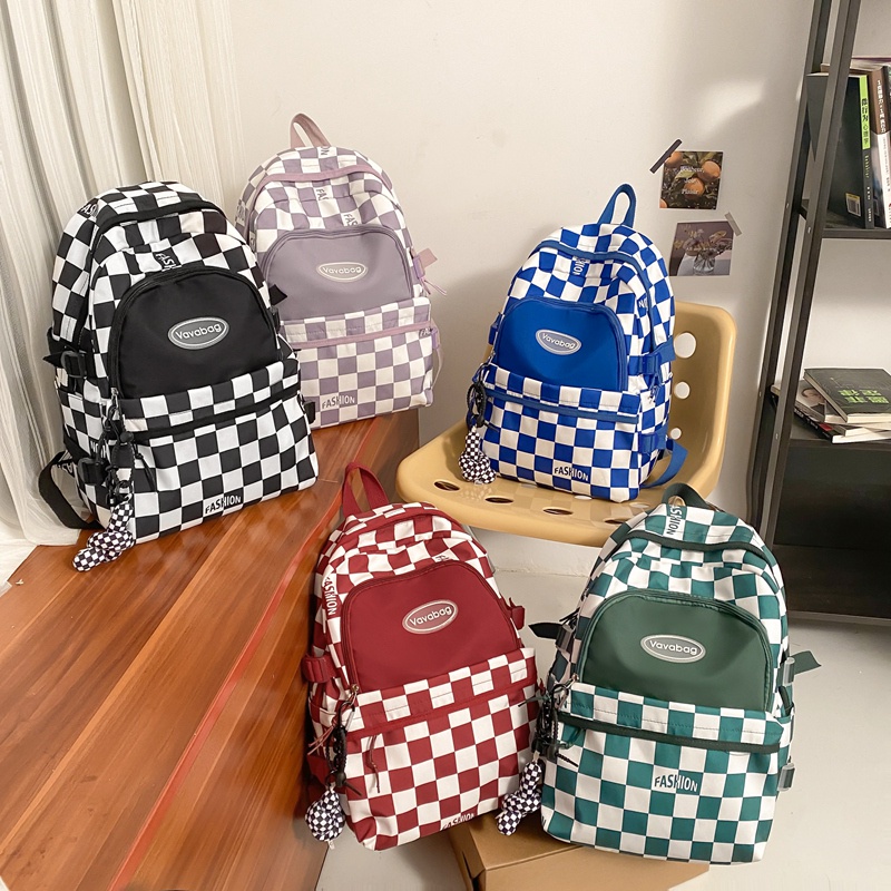 Balo đi học Prettyzys 15.6 inch phong cách Hàn Quốc thời trang 2022 dành cho nữ sinh