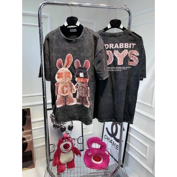 Áo phông 3D Thái áo thun dáng rộng unisex,áo phông cổ tròn form rộng tay lỡ nam nữ