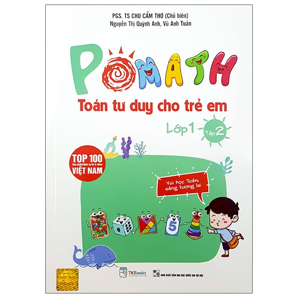 Sách - Pomath - Toán Tư Duy Cho Trẻ Em Lớp 1 - Tập 2