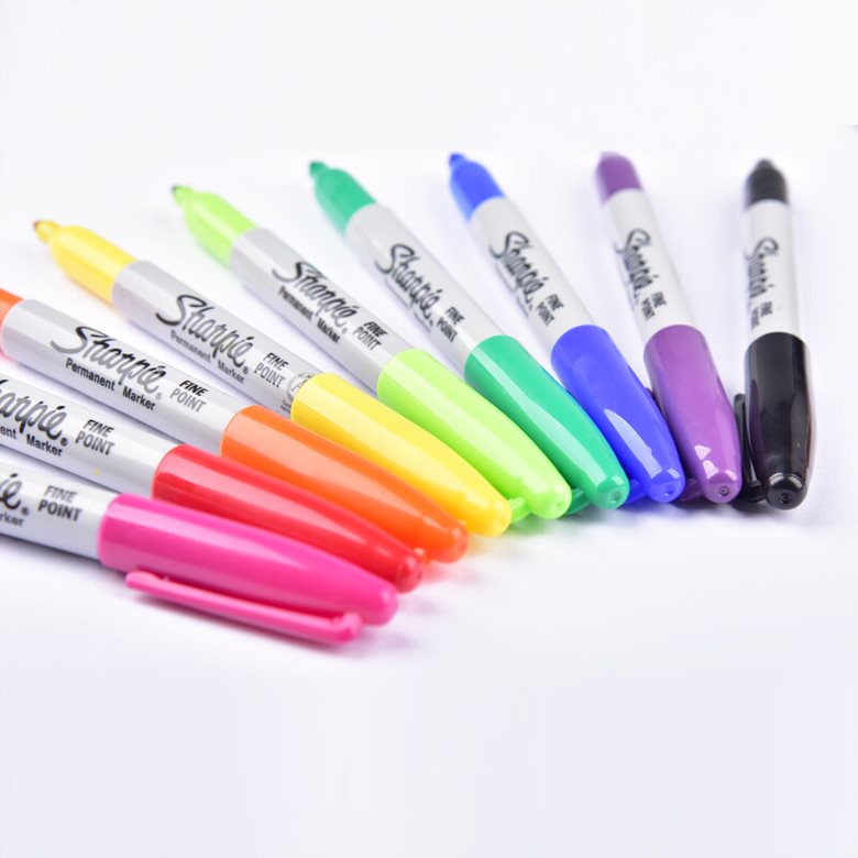 Bút Lông Dầu Viết Trên Mọi Chất Liệu Sharpie Fine Permanent Cây Đầu To