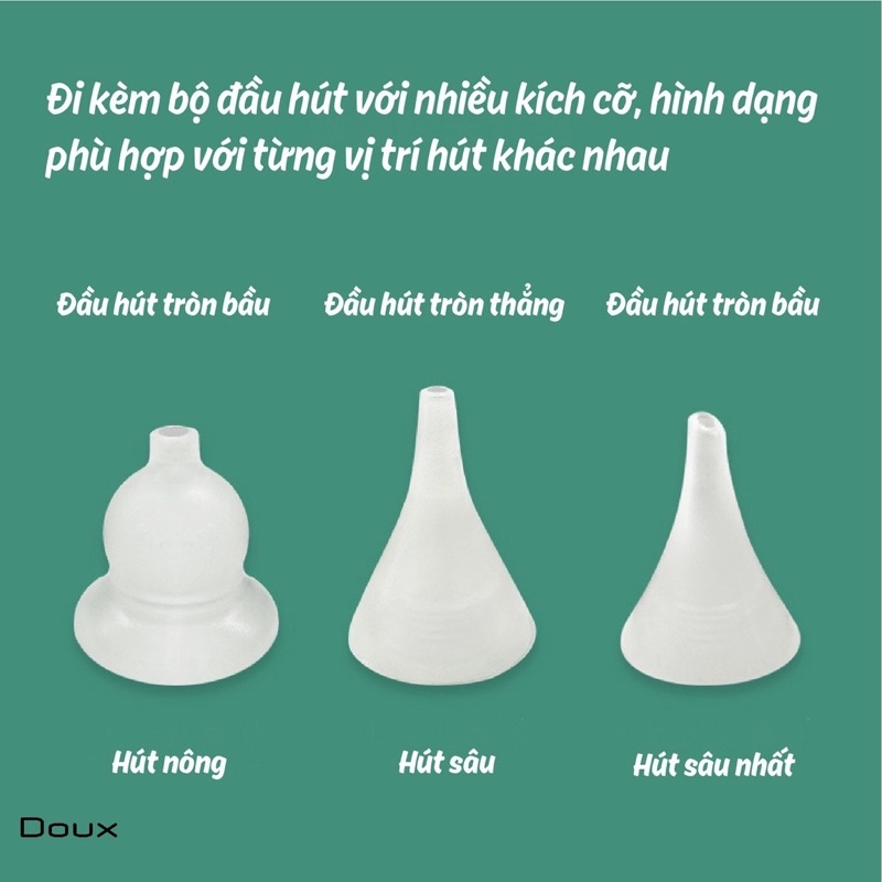 Máy Hút Mũi Cầm Tay Doux Phiên Bản Cao Cấp An Toàn Cho Bé