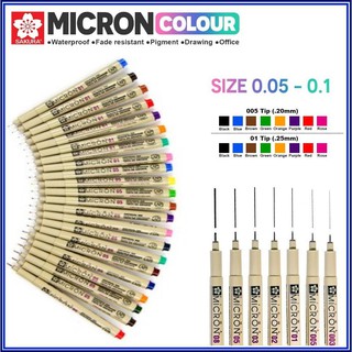 SET 8 BÚT SAKURA PIGMA MICRON 8 MÀU