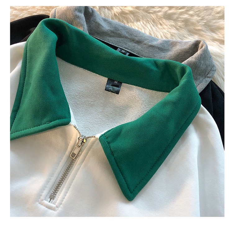 Áo sơ mi tay dài cổ bẻ phong cách retro cho nữ | BigBuy360 - bigbuy360.vn