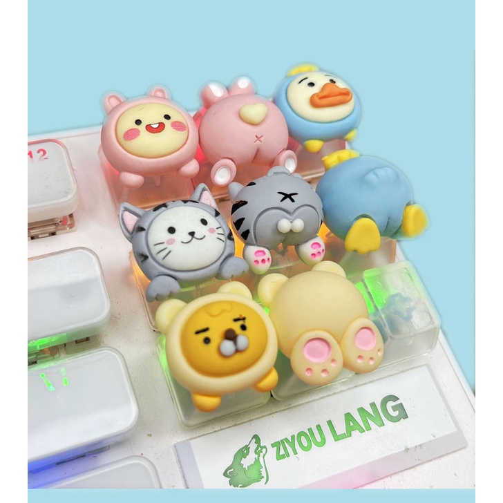 Keycap Nút Bàn Phím Cơ Thỏ Xinh Xắn