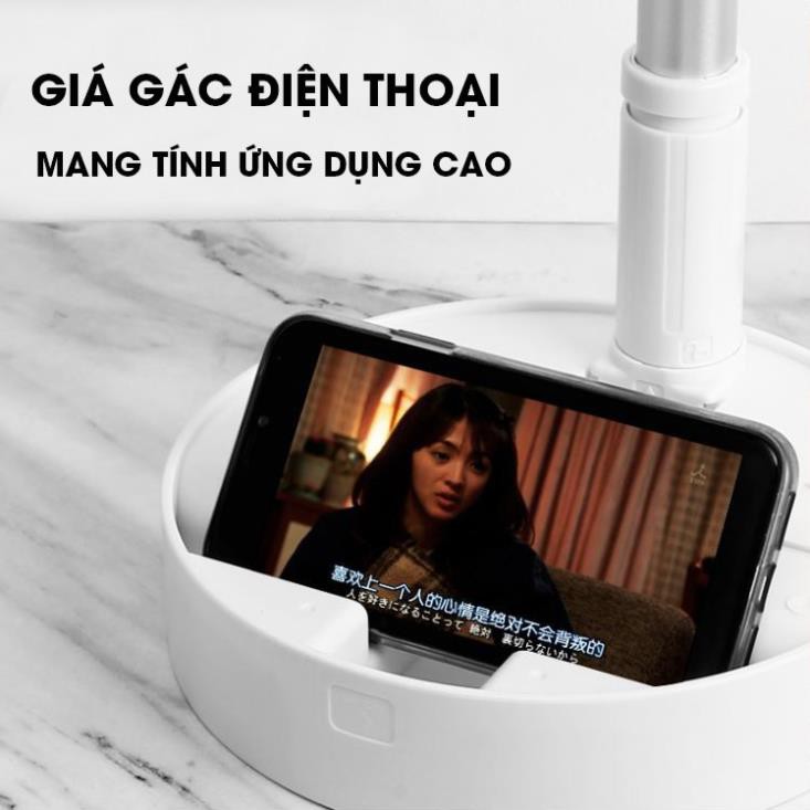 Quạt tích điện phun sương gấp gọn đa năng - có đèn LED, 4 tốc độ gió cực mát, điều chỉnh độ cao | BigBuy360 - bigbuy360.vn