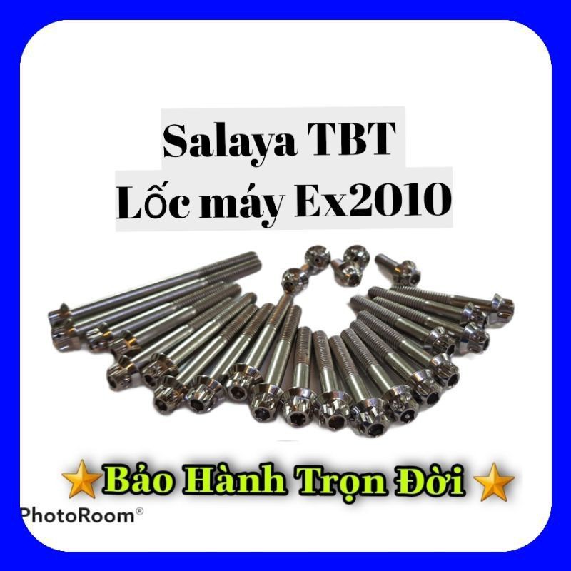 ỐC SALAYA TBT THÁI INOX 304 LẮP LỐC MÁY EX135 4 SỐ ( 2006 - 2010)