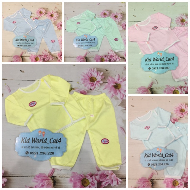 Bộ đồ chất cotton cho bé sơ sinh