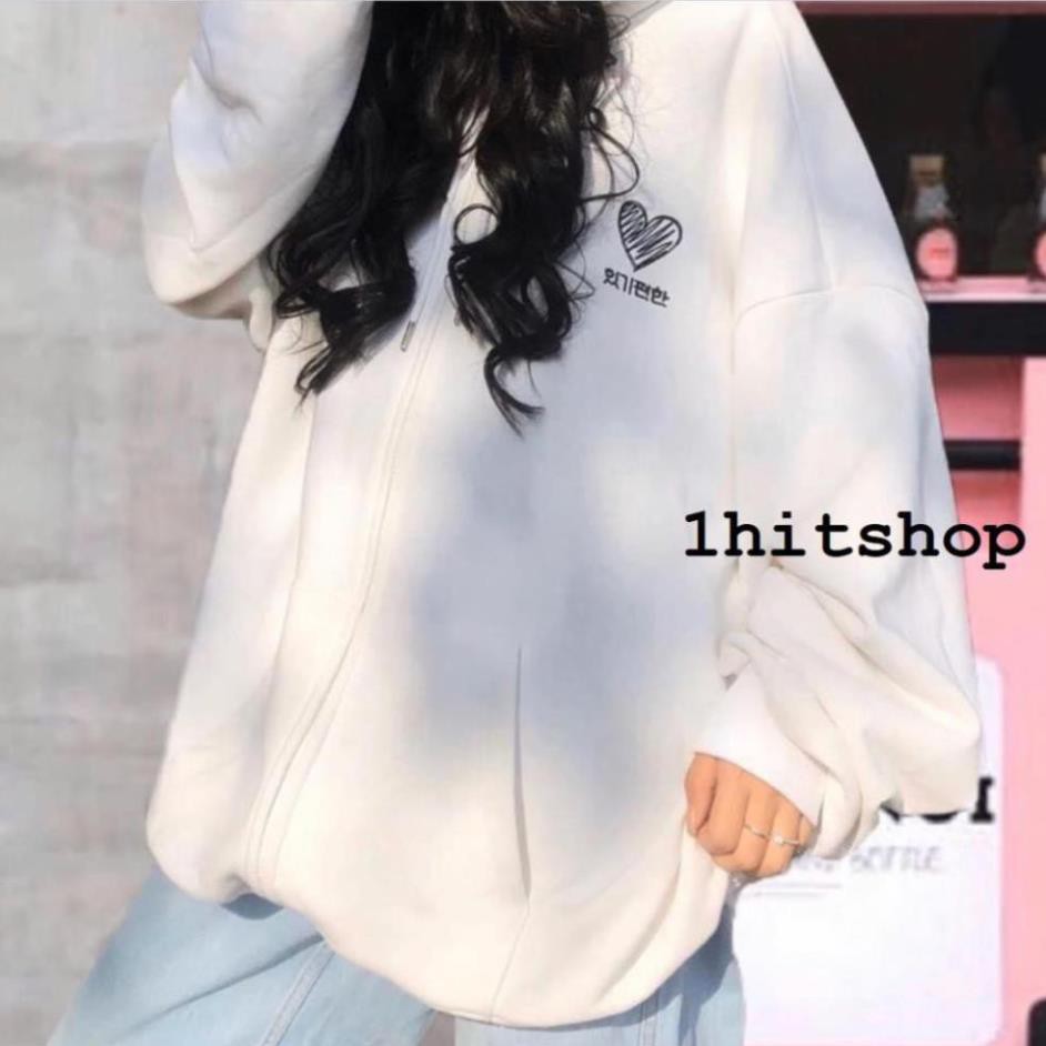 Áo KHOÁC Hoodie TRÁI TIM HEART Unisex