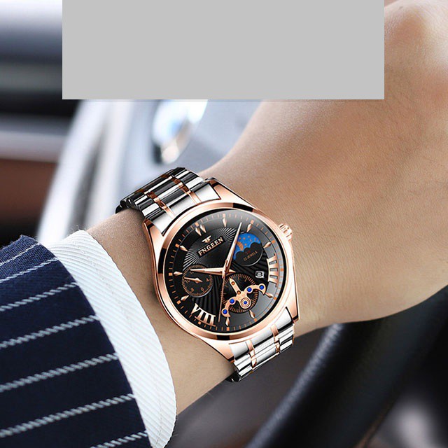 Đồng hồ nam - Đồng hồ nam mẫu mới 2021 đẹp chính hãng FNGEEN dây thép không thấm nước cao cấp 5606 - RUBY STORE | BigBuy360 - bigbuy360.vn