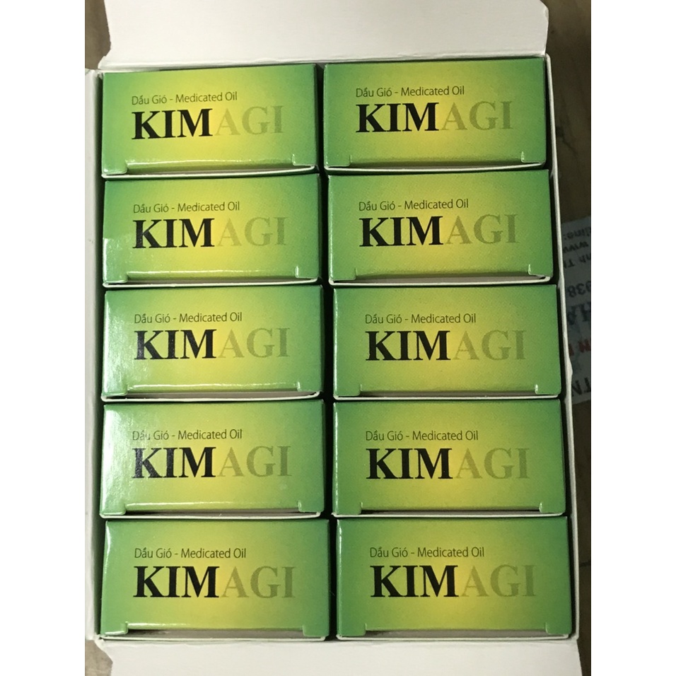Dầu gió KimAgi 6ml - Hương vị dầu lạc đà cũ - mẫu mới