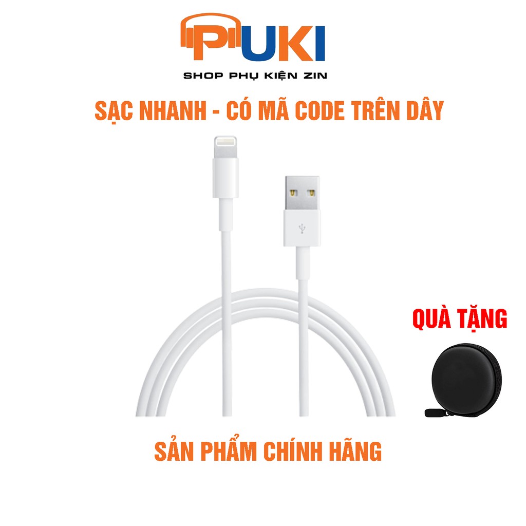 Cáp Sạc IP 7/7plus/8/8plus/X ZIN Bóc Máy Chính Hãng