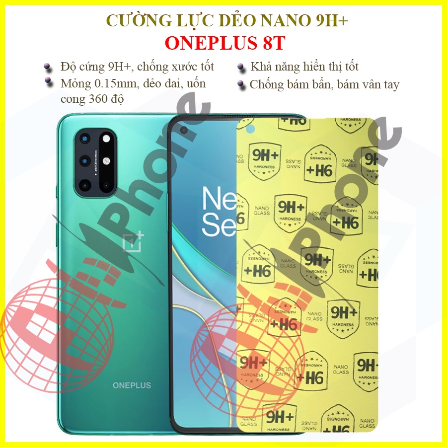 Dán cường lực dẻo nano trong hoặc nhám cho OnePlus 8T
