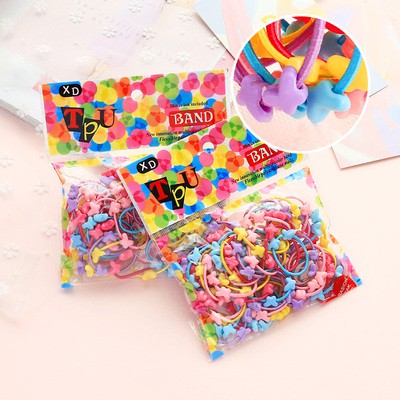 Set 20 dây cột tóc cho bé gái xinh xắn, đáng yêu kèm bịch tiện lợi