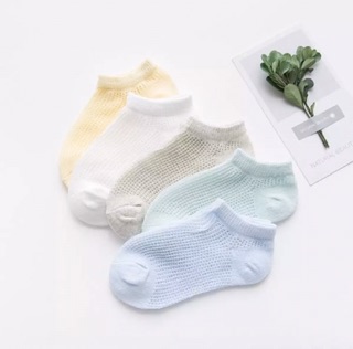 Set 5 đôi tất lưới mùa hè cho bé sơ sinh
