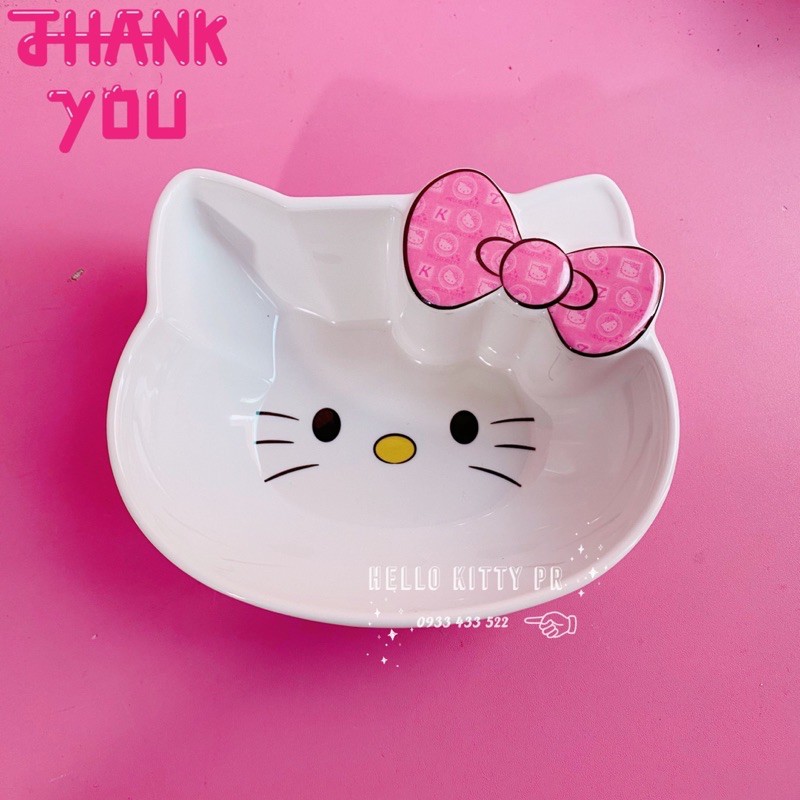 CHÉN DĨA 3D MẪU MỚI HELLO KITTY