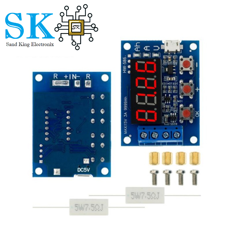 Máy kiểm tra pin ZB2L3 LED màn hình kỹ thuật số 18650 kiểm tra dung lượng chì