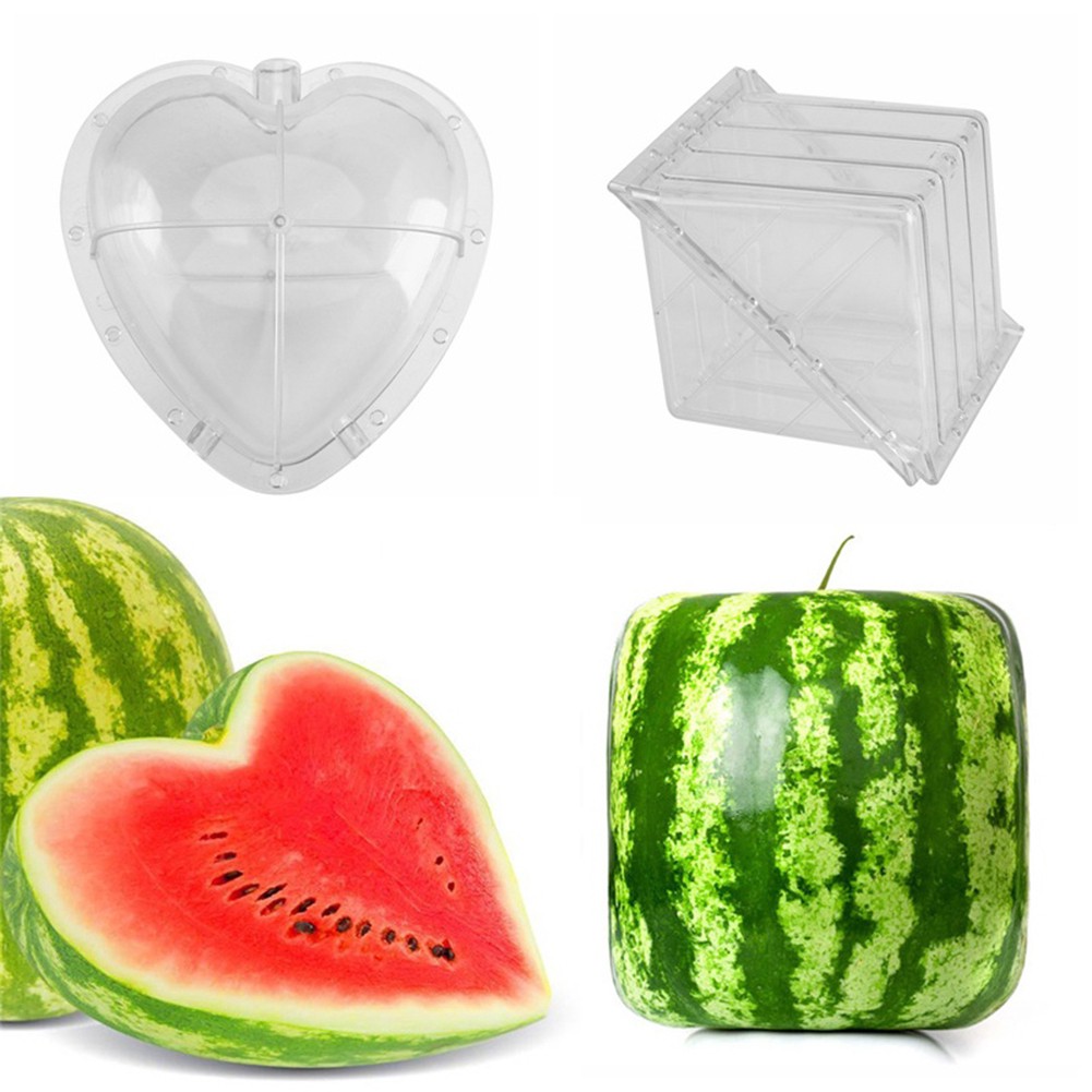 Khuôn vuông/trái tim tạo hình dưa hấu trái cây độc đáo