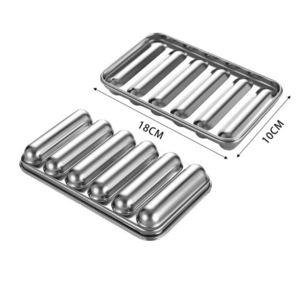 Khuôn làm xúc xích tại nhà an toàn cho bé ăn dặm bằng inox