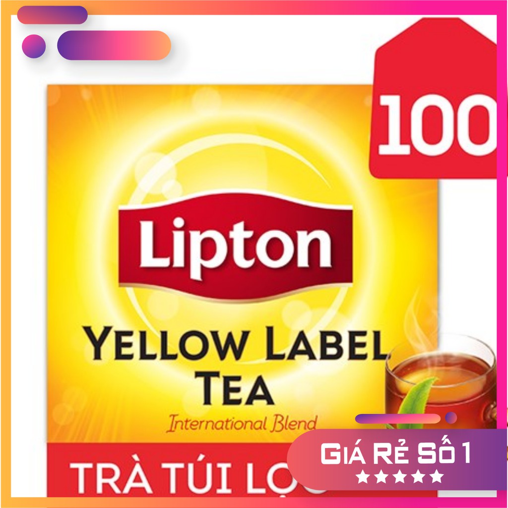 Trà lipton 100 tép