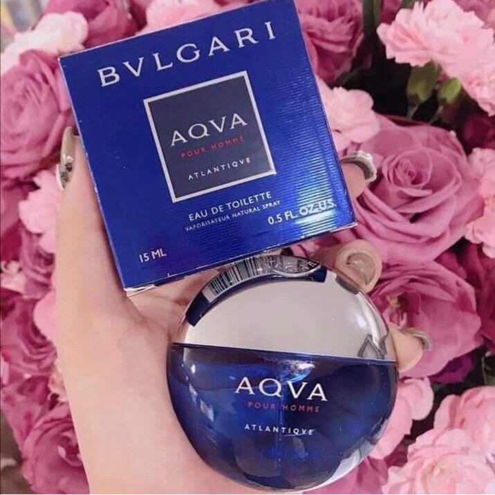 Nước Hoa nam Bvlgari Aqva Pour Homme Atlantiqve EDT 15ml Dạng Xịt