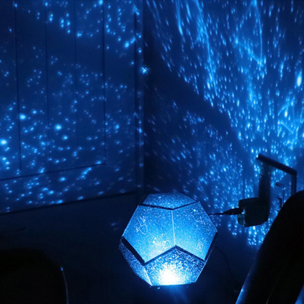 Đèn LED chiếu hình bầu trời sao vũ trụ M4E1