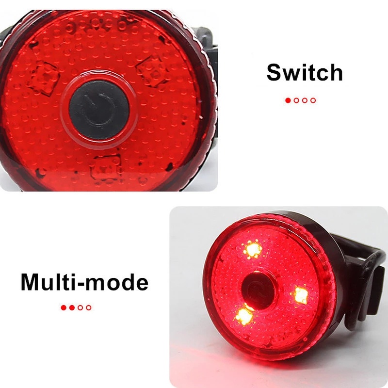 Đèn LED Cảnh Báo Gắn Đuôi Xe Đạp [Đèn An Toàn Sạc Lại Được] [Đèn Cảnh Báo An Toàn Chống Thấm Nước] [Đèn Đuôi Xe Đạp Leo Núi]