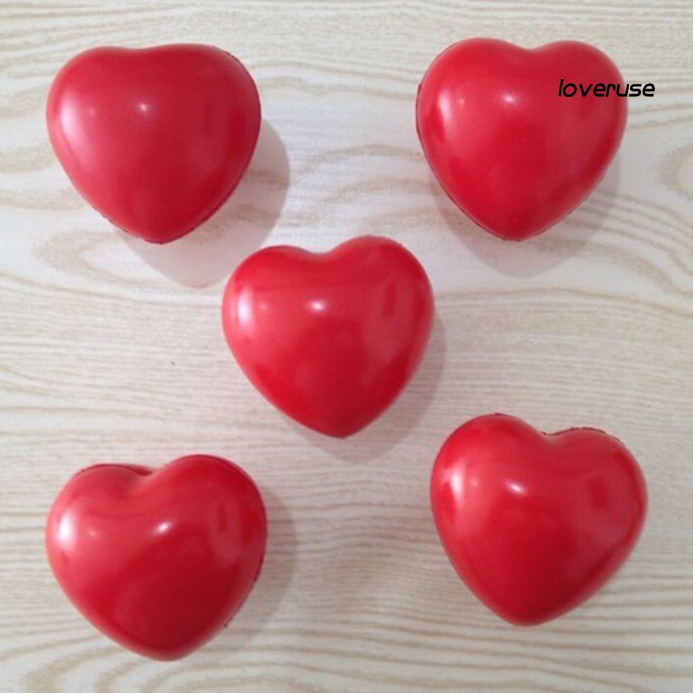 Đồ Chơi Xốp Squishy Giảm Stress Hình Trái Tim Dễ Thương Cho Bé