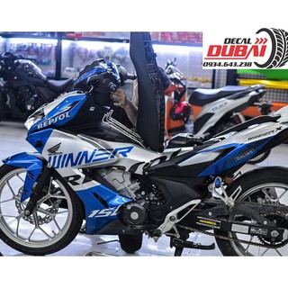 Tem Trùm Winner X Xanh Ngọc Repsol cực ngầu