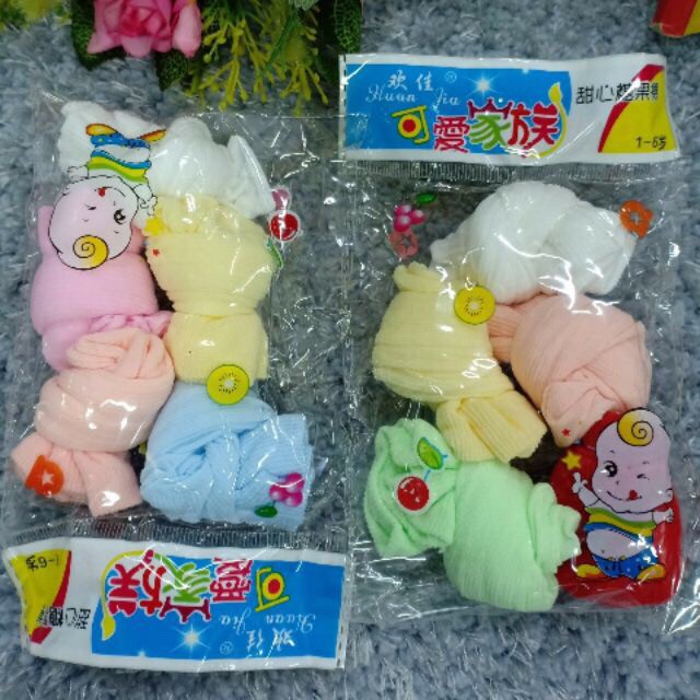 Set 5 đôi tất kẹo trẻ em
