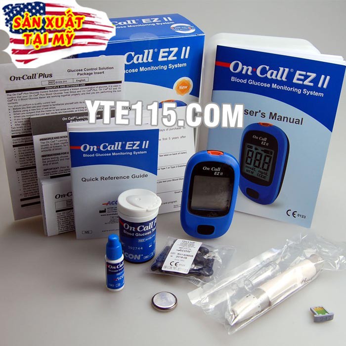 MÁY ĐO ĐƯỜNG HUYẾT ON CALL EZ II