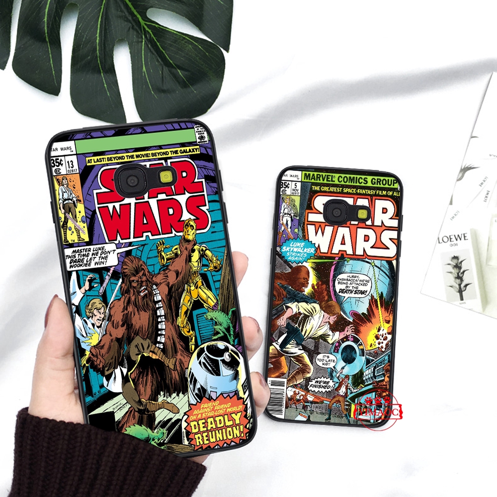 Ốp điện thoại silicon dẻo in hình truyện Marvel Star Wars 283C Samsung A3 A5 A6 Plus A7 A8 A9 2016 2017 2018 A20E