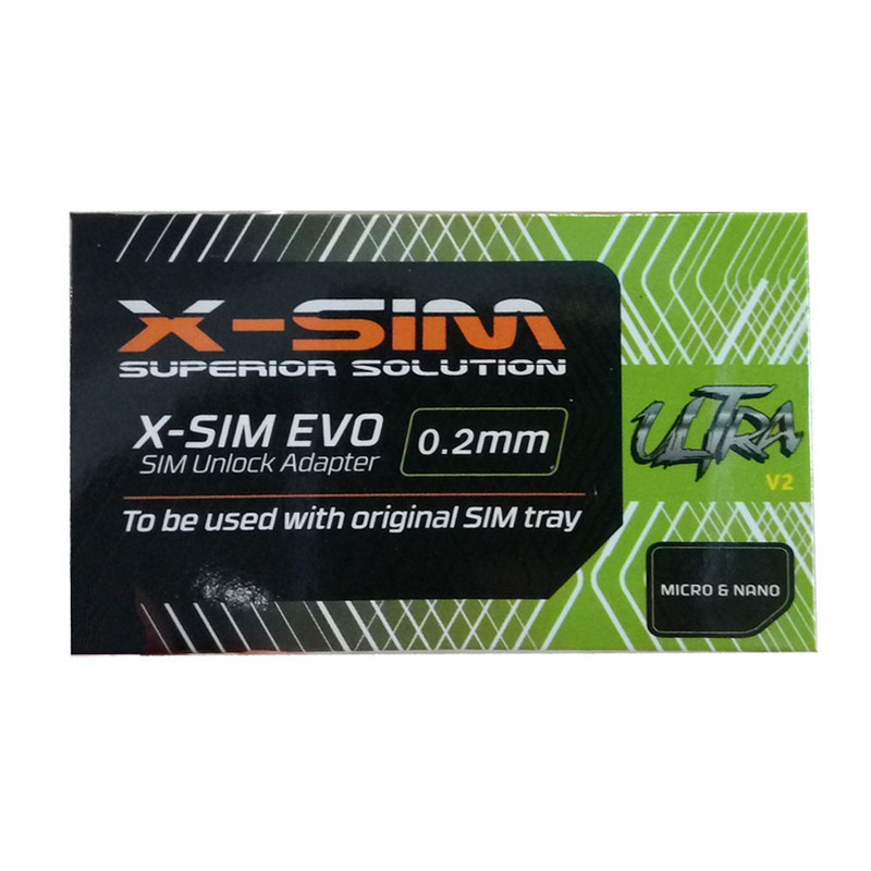 Sim Mở Khóa Thông Minh X-sim Evo Ultra Sim Adapter Lte4g Cho Iphone 5 6 7