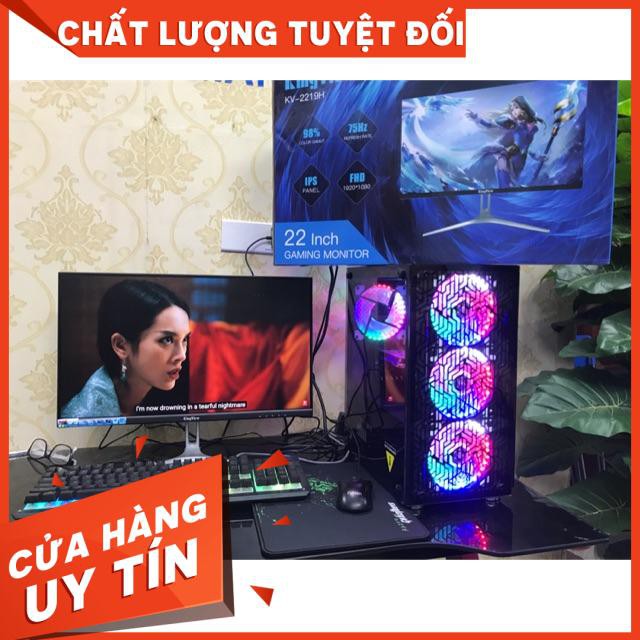 [HOT]BỘ MÁY TÍNH CHƠI PUBG, MÀN HÌNH 22INCH LED FULL HD ĐẸP GIÁ RẺ