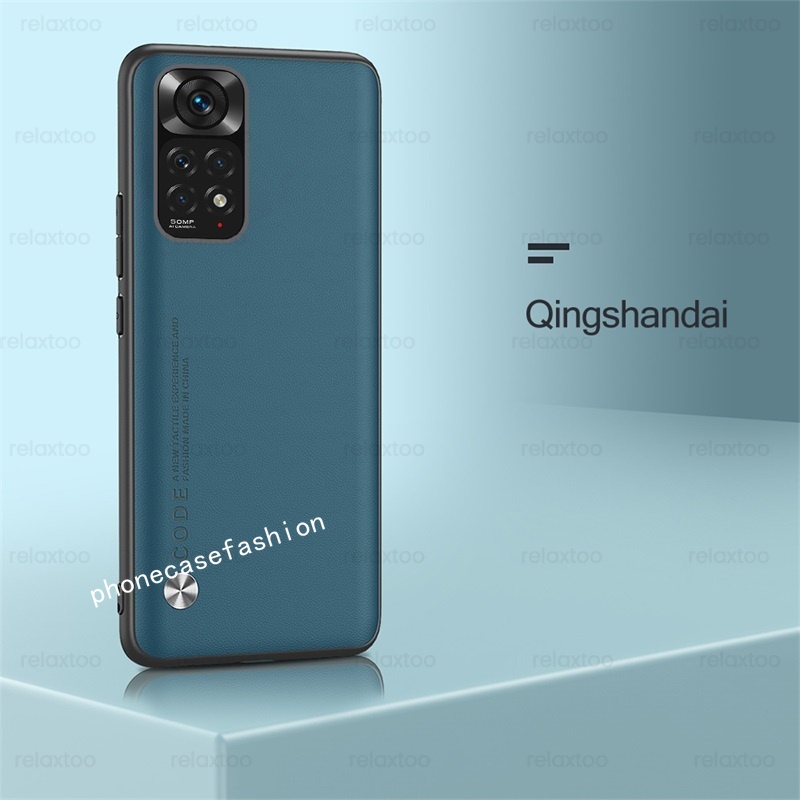 Ốp Điện Thoại Da Silicon Mềm Màu Trơn Sang Trọng Cho Xiaomi Redmi Note 11 11s Note11 Pro Plus + 4G 5G
