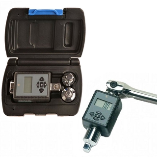 Cờ lê lực kỹ thuật số dải đo 10-200 Nm kèm 2 đầu chuyển đổi đa kích thước khẩu vặn