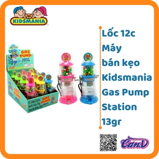 ( Bán sỉ ) Lốc 12c Máy bán kẹo Kidsmania Gas Pump Station 13gr