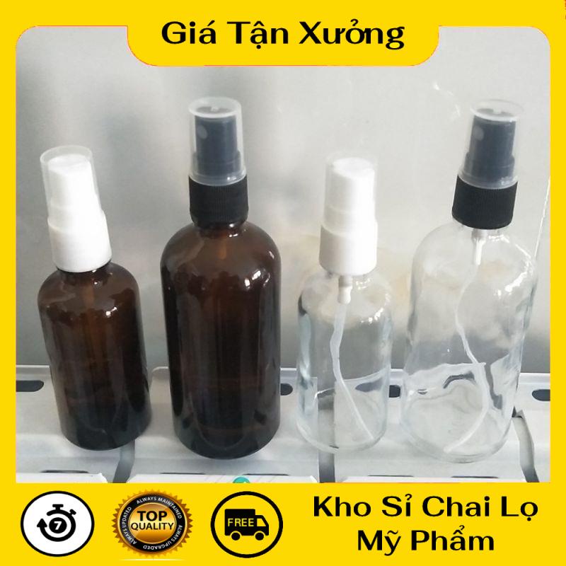 Chai Xịt Phun Sương ❤ TRÙM SỈ ❤ Chai xịt phun sương thủy tinh 5ml,10mli chiết nước hoa , phụ kiện du lịch