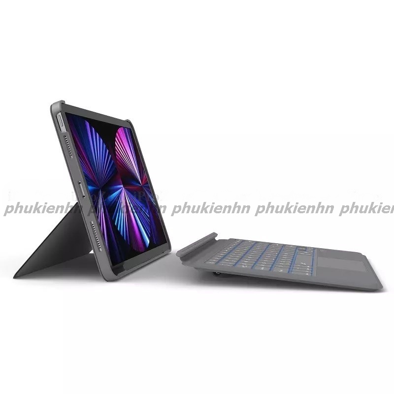 Bao da bàn phím WIWU Combo Touch Keyboard cho Tablet iPad Gen 10 10.9 2022 Pro 11 inch ,M1 , Air 5 10.9 ,Gen 9 10.2 inch